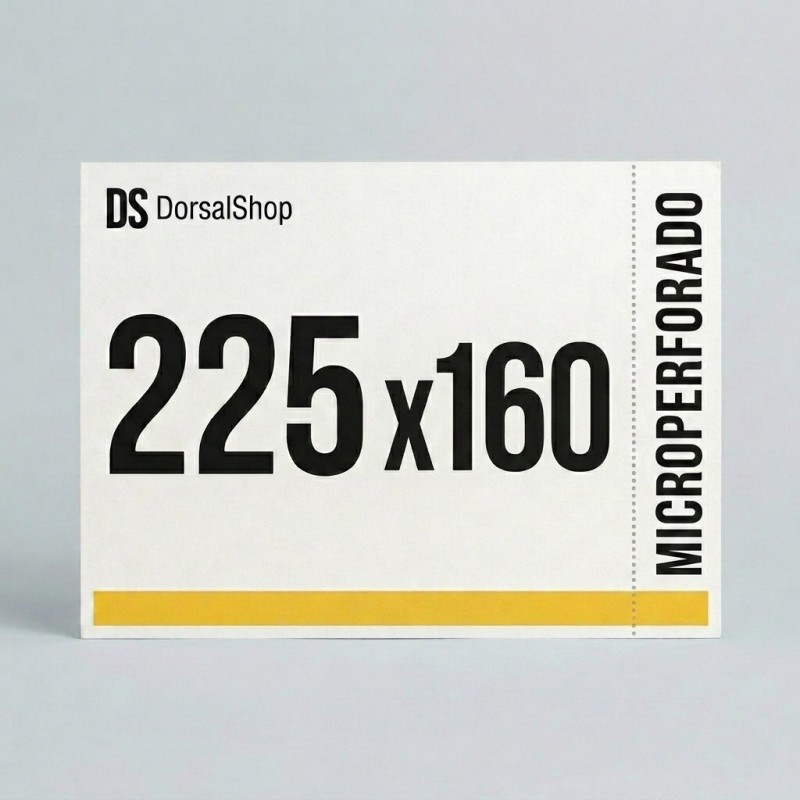 Dorsal 225x160 con Microperforado