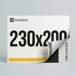 Dorsal 230x200 Doble Cara B/N
