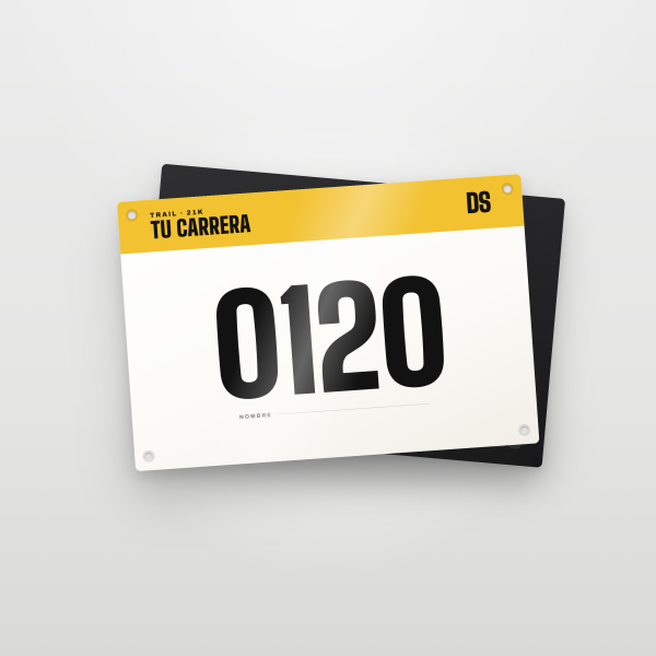 Dorsal 120x80 Doble Cara B/N