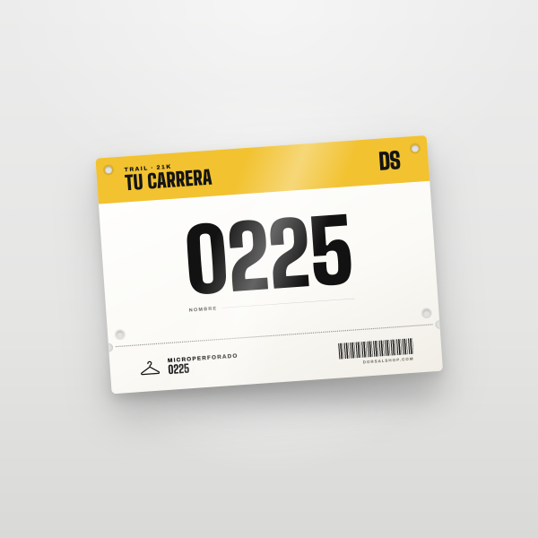 Dorsal 225x160 con Microperforado